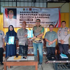 Tondi Nasution Sosialisasikan Perda Pengawasan Lalu Lintas Ternak di Metro