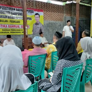 Mustika Bahrum Sosialisasikan Perda Rembug Desa, Perkuat Mekanisme Pencegahan Konflik di Pesawaran