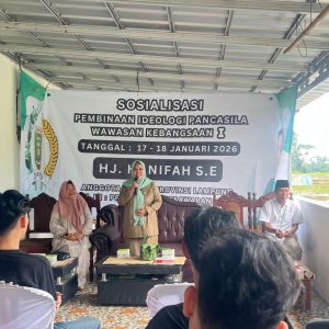 Hanifah Gelar PIP-WK di Padang Cermin, Ajak Warga Amalkan Nilai Pancasila