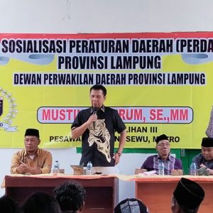 Mustika Bahrum Perkuat Sinergi Desa dan Masyarakat Lewat Sosialisasi Perda Rembug