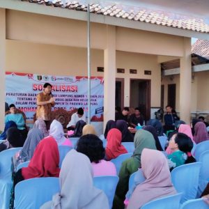 Reza Berawi Perkuat Budaya Musyawarah Lewat Sosialisasi Perda Rembug Desa di Pringsewu