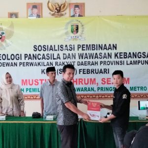 Turun ke Pekon, Mustika Bahrum Ajak Warga Gading Rejo Perkuat Toleransi