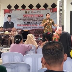 Reza Berawi Gelar PIP-WK di Pesawaran, Tegaskan Pancasila Perekat Bangsa