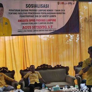 Agus Sutanto Sosialisasikan Perda Pencegahan Narkoba, Tekankan Peran Pemuda dan Keluarga