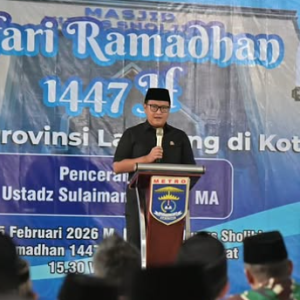 Safari Ramadan di Metro, Ketua DPRD Lampung Dorong Percepatan Perbaikan Jalan Perbatasan