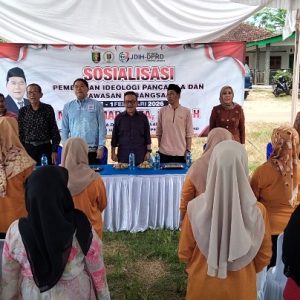 Reza Berawi Fokus Perkuat Ketahanan Sosial Desa Lewat Sosialisasi Pancasila di Pesawaran