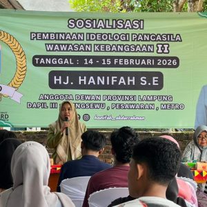 Di Pesawaran, Hanifah Ajak Warga Amalkan Nilai Pancasila di Tengah Tantangan Zaman