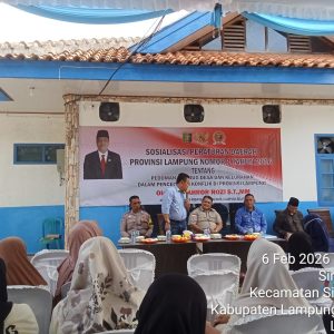 Fahror Rozi Sosialisasikan Perda Pencegahan Konflik di Desa Siring Jaha