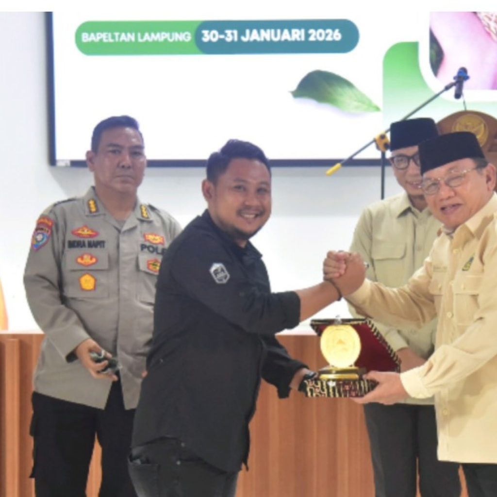 Ketua Komisi I Ahmad Basuki Hadiri Pengukuhan KTNA Lampung 2026–2031