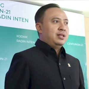 Garinca Reza Hadiri Peluncuran Aplikasi Centurion-21 dan Lapor Pangdam Kodam XX/Radin Inten