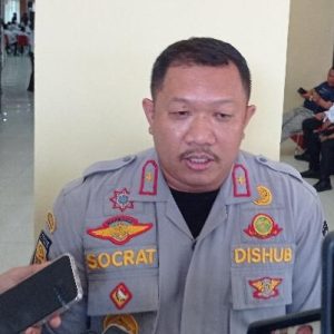 Dishub Bandar Lampung dan Polisi Tertibkan Parkir Liar di Depan Mall Chandra Tanjung Karang