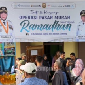 Jelang Ramadan, Pemkot Bandar Lampung Gelar Pasar Murah di 20 Kecamatan