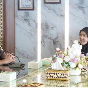 Perkuat Sinergi, Eva Dwiana Terima Silaturahmi Kejari Bandar Lampung