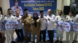 Eva Dwiana Apresiasi Atlet SEA Games, Bonus Hingga Rp50 Juta Diserahkan