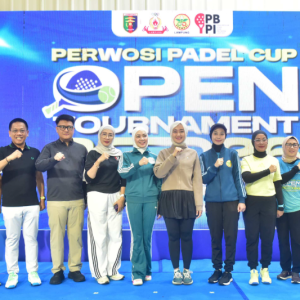Ketua DPRD Lampung Hadiri Turnamen Padel Perdana PERWOSI