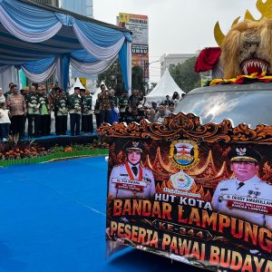 82 Kendaraan Hias Meriahkan HUT ke-344 Kota Bandar Lampung
