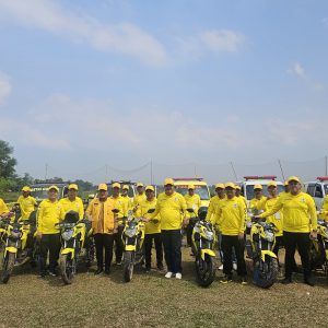 PK Golkar Lampung Tengah Terima Motor Operasional