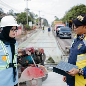 Rp15 Miliar untuk Jalan Wates–Metro, Wagub Jihan Minta Kualitas Dijaga