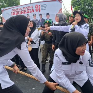 Peringatan HUT RI di Lingkungan Pemkot Bandar Lampung Berlangsung Meriah