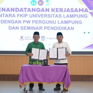 Unila dan Pergunu Lampung Sepakati Kerja Sama Peningkatan Kompetensi Guru