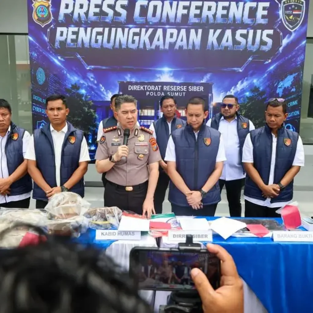 Sindikat Scamming Internasional Dibongkar Polda Sumut, Rugikan Korban Rp6,7 Miliar