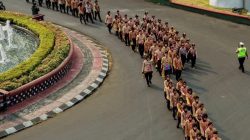Sekda Bandar Lampung Buka Lomba Gerak Jalan Pramuka, Tekankan Disiplin dan Kekompakan