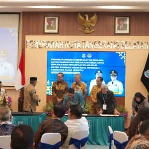 Pemkot Bandar Lampung Teken MoU dengan Tanggerang soal Replikasi Sistem Sisgita