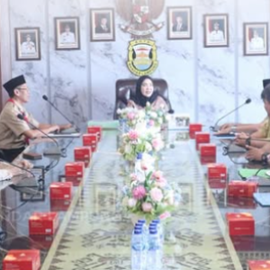 Eva Dwiana Lepas Peserta Jambore Nasional XII 2026 asal Bandar Lampung