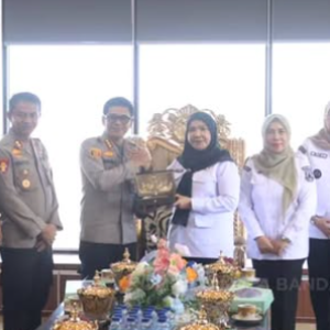 Eva Dwiana dan Kapolresta Bandar Lampung Bahas Kamtibmas hingga Penataan Lalu Lintas