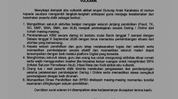 Cegah Paparan Abu Vulkanik, Sekolah di Lampung Belajar Daring