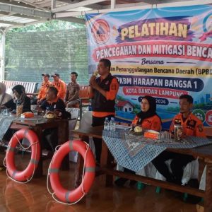 BPBD Bandar Lampung Bekali Pelajar PKBM Harapan Bangsa Mitigasi Bencana